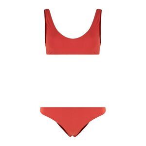 LIDO Scoop Neck Bikini Set Women RED Beachwear